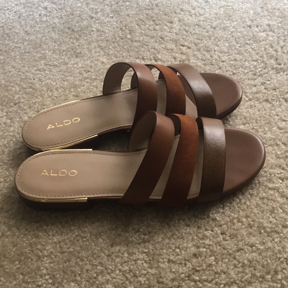 Brown Aldo sandals